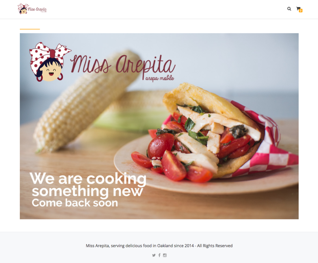 Miss Arepita website